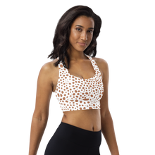 Load image into Gallery viewer, Longline Sports bra Snow Pink
