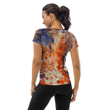 Load image into Gallery viewer, Flattering athletic T-shirt Winter Inferno
