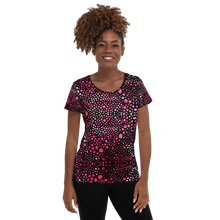 Load image into Gallery viewer, Flattering athletic T-shirt Pink
