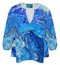 Load image into Gallery viewer, BlueX blouse
